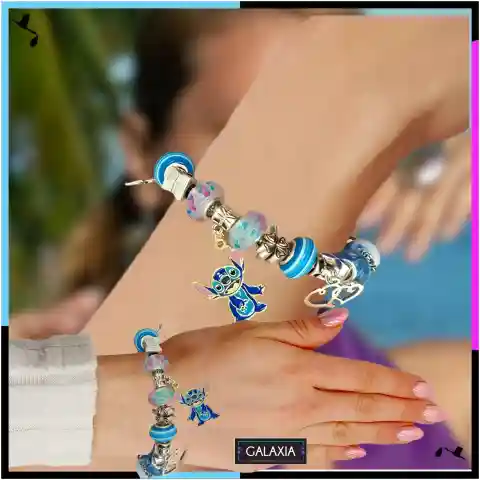 ZESTAW DO ROBIENIA BRANSOLETEK NASZYJNIKÓW Do Biżuterii LILO i STICH STITCH Certyfikaty, opinie, atesty: CE, EN 71