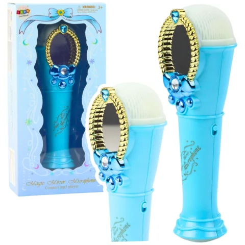 Magiczne Lustro Z Mikrofonem USB MP3 Światła Dźwięki Niebieski