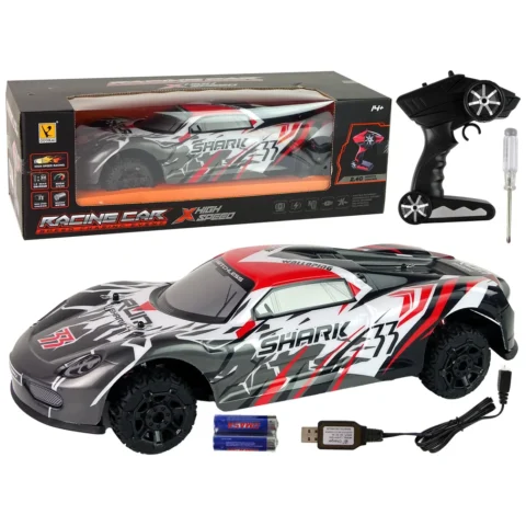 Auto Sportowe R/C 1:8 Szary Biały