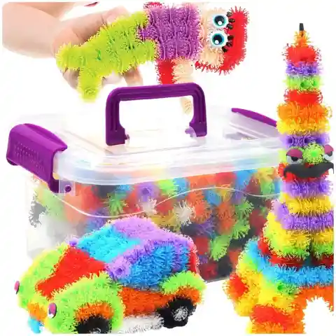 RZEPY CZEPY KLOCKI KREATYWNE KOLOROWE 900+ XXL MEGA ZESTAW ZABAWKA PREZENT EAN (GTIN): 5903714915736