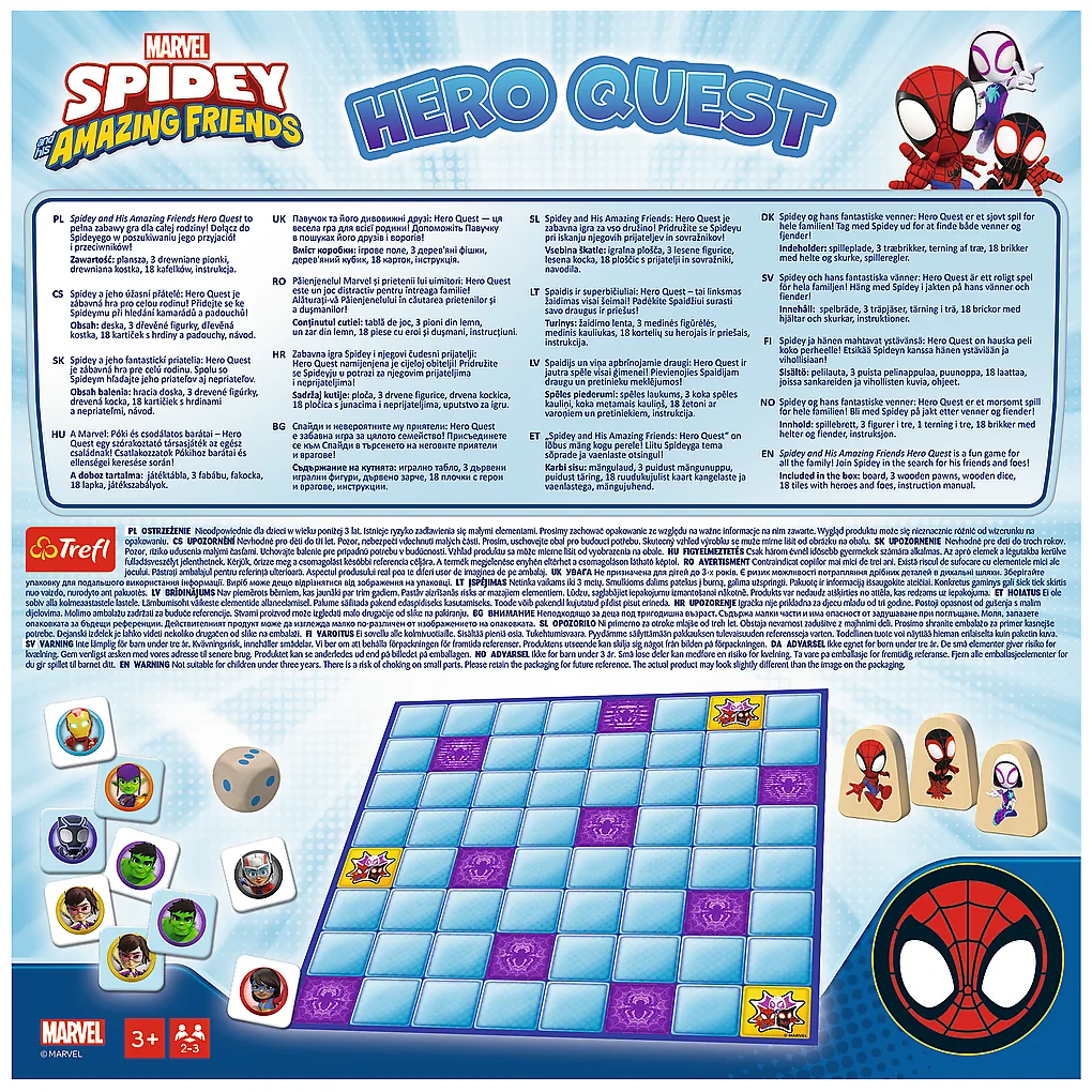 Gra planszowa Hero Quest Spidey Trefl 02436 - obrazek 6