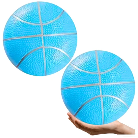 Piłka Plażowa Gumowa Pastelowa Lekka Niebieska 20cm