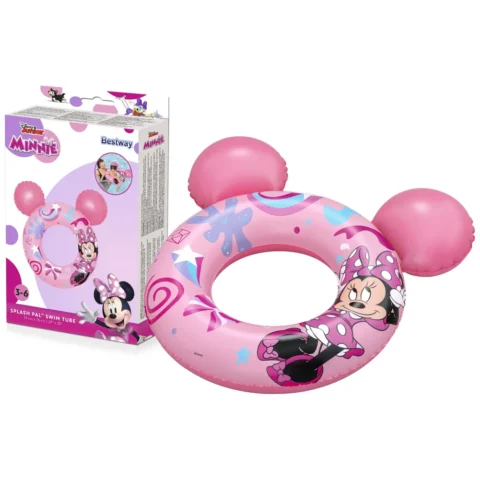 Koło Do Pływania z Uszami Myszka Minnie  74 cm x 76 cm Bestway 9102N