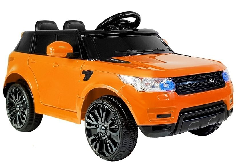 Auto na Akumulator HL1638 Dla Dzieci Światła LED MP3 Pilot Pomarańczowe