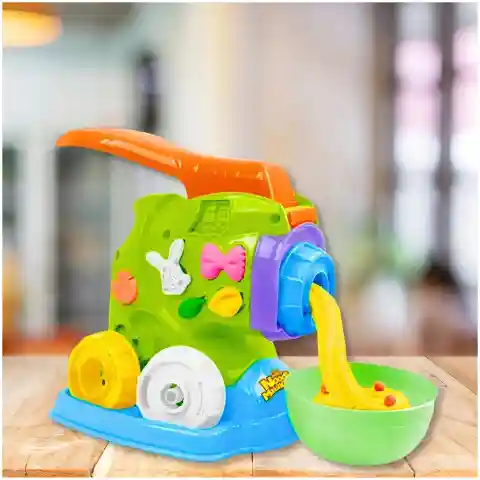 CIASTOLINA MAKARONOWA MASZYNKA ZESTAW KREATYWNY DLA DZIECI NA PREZENT Certyfikaty, opinie, atesty: CE, EN 71