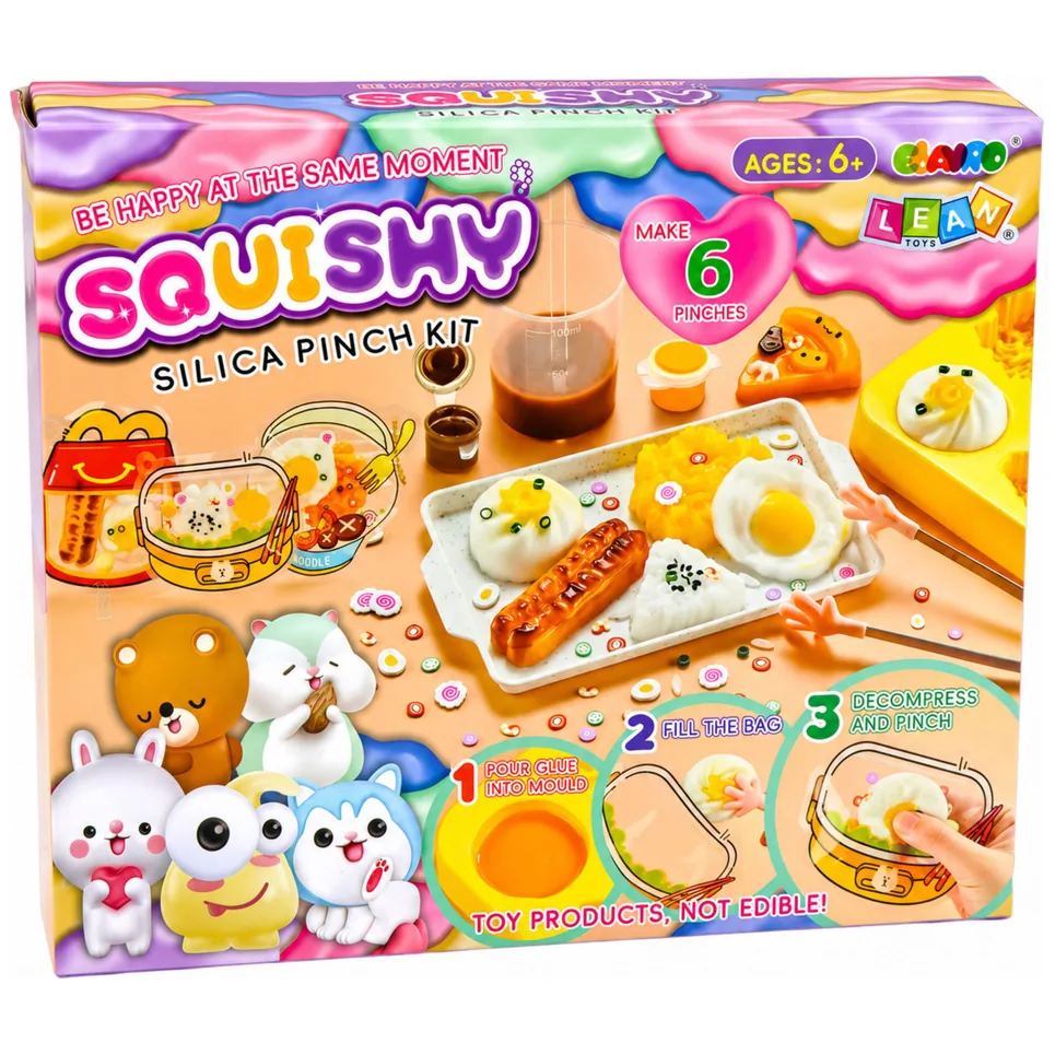 Zestaw Kreatywny Plastyczny Tworzenie Squish Ozdobne Jedzenie Śniadanie DIY - obrazek 7