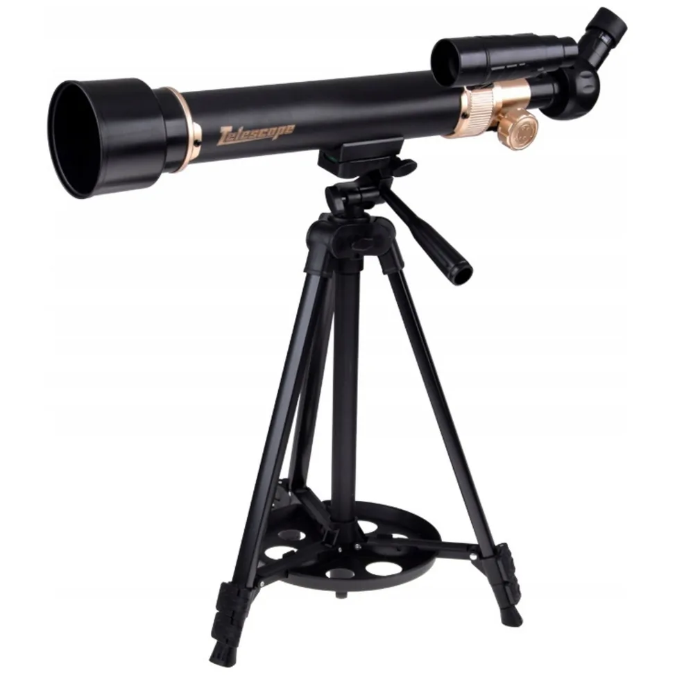 Teleskop Astronomiczny Edukacyjny Aluminiowy Akcesoria Statyw 1.35 M - obrazek 2