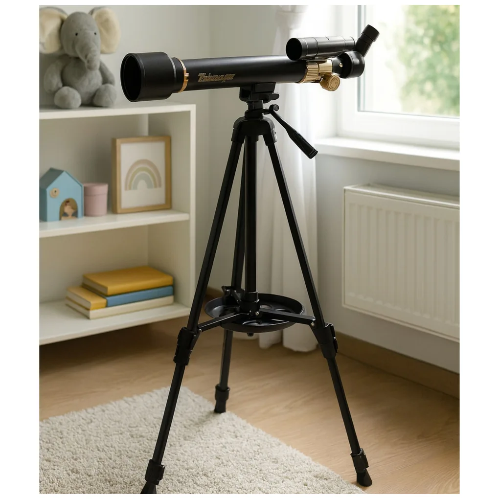 Teleskop Astronomiczny Edukacyjny Aluminiowy Akcesoria Statyw 1.35 M - obrazek 5