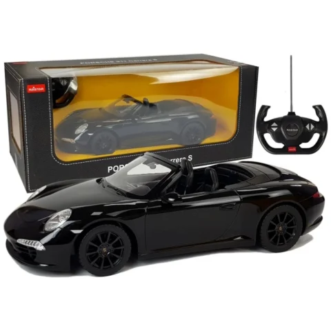 Auto Porsche 911 Carrera S Samochód Zdalnie Sterowane RC Rastar Czarny 1:12