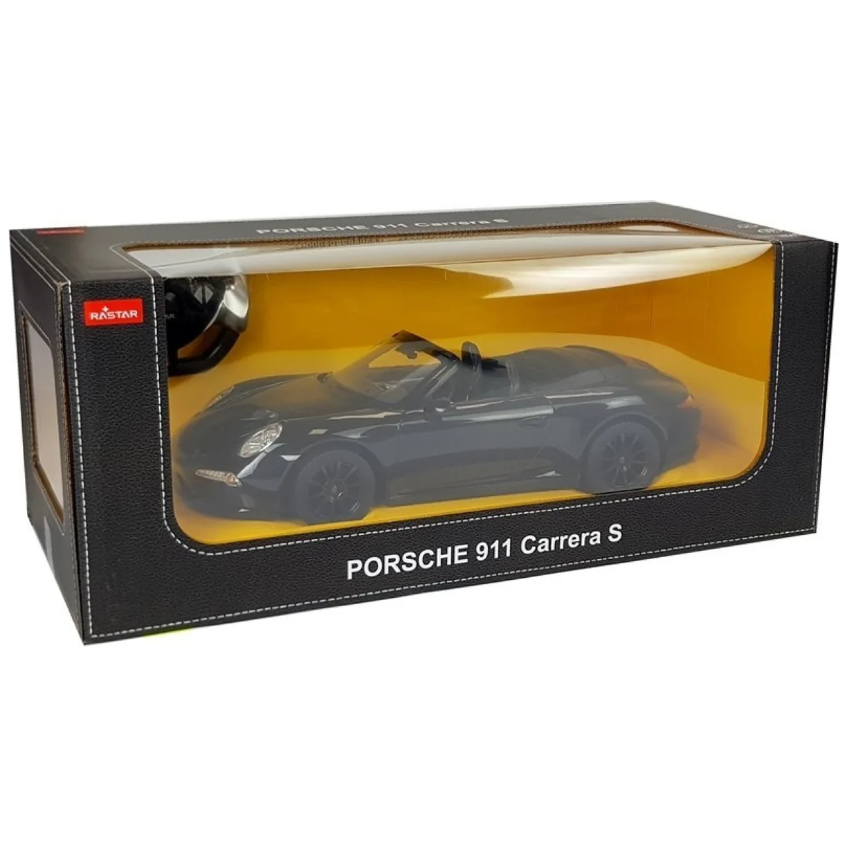 Auto Porsche 911 Carrera S Samochód Zdalnie Sterowane RC Rastar Czarny 1:12 - obrazek 7