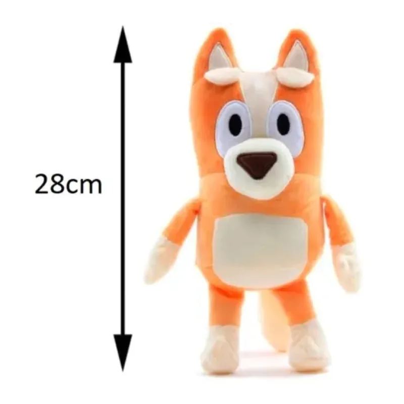 ZESTAW MASKOTEK PIESKI PLUSZOWE 28 cm PLUSZAK PIESEK 2 szt Bohater / Bajka: Bluey