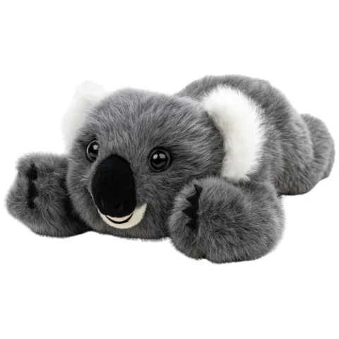 Pluszowa Maskotka Przytulanka Leżący Miś Koala Szary 30cm