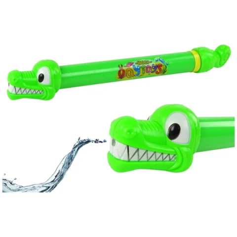 Pistolet Na Wodę Krokodyl 45 cm Zielony Ogród