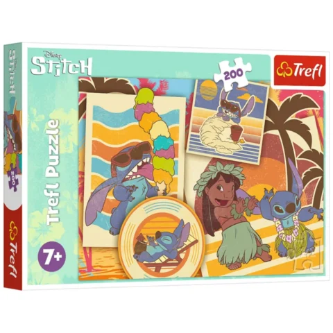 Puzzle - 200 - Muzyczny świat Lilo i Stitch - Trefl 13304