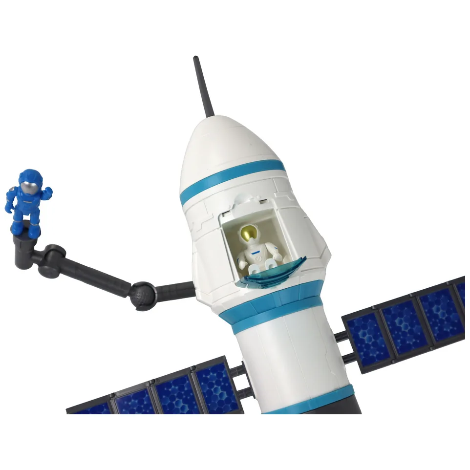 Zabawka Misja Kosmiczna Rakieta Astronauci Wyrzutnia 15 Elementów - obrazek 5