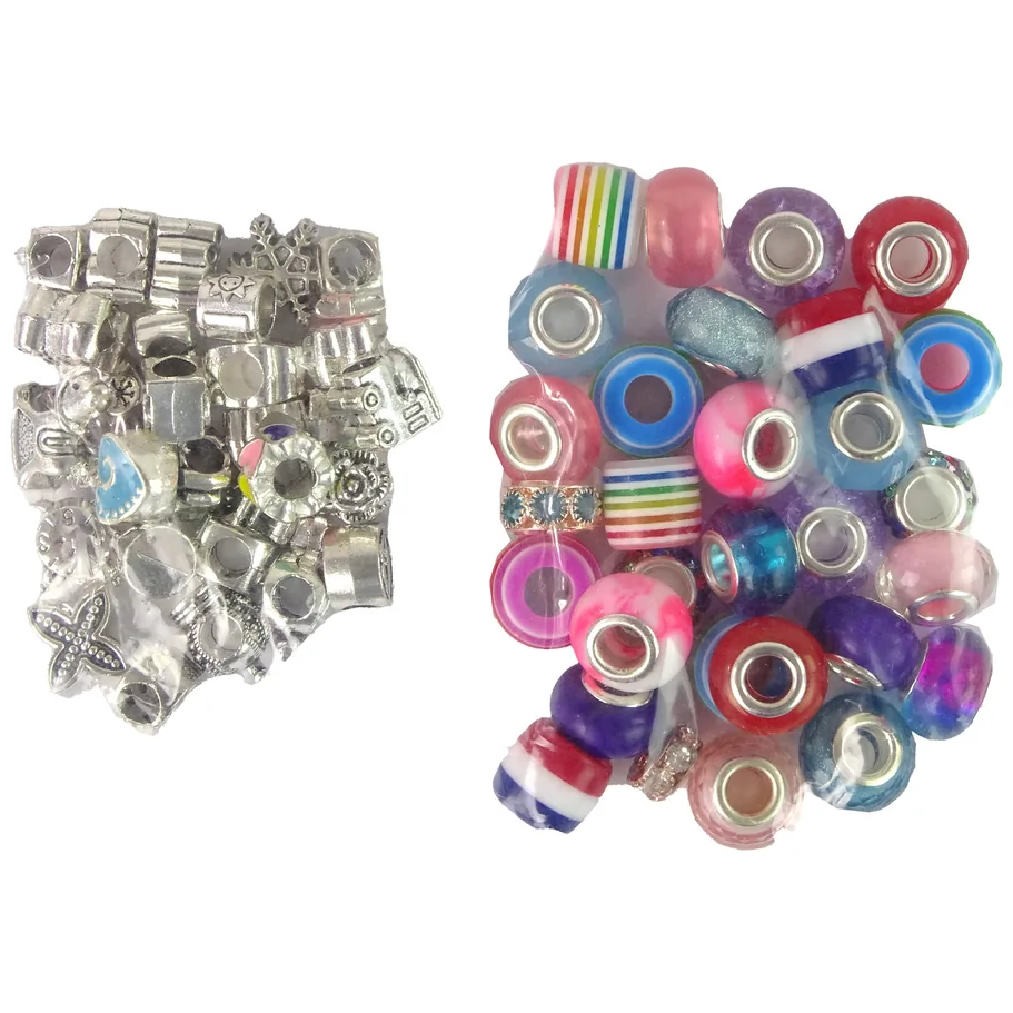 Zestaw Do Robienia Bransoletek DIY 90 Koralików - obrazek 5
