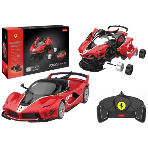 Klocki Konstrukcyjne Auto RC Rastar 1:18 Ferrari FXXK EVO Czerwone 88 el.