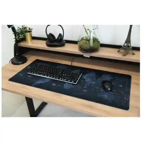 DUŻA MAPA ŚWIATA PODKŁADKA OCHRONNA NA BIURKO MATA Marka: bez marki