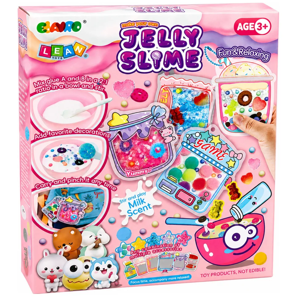 Zestaw Kreatywny Do Tworzenia Ozdobnego Jelly Slime DIY Glutek Akcesoria - obrazek 5