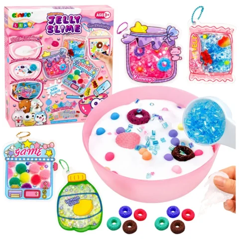 Zestaw Kreatywny Do Tworzenia Ozdobnego Jelly Slime DIY Glutek Akcesoria