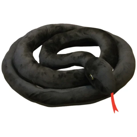Maskotka Pluszowa Wąż Czarny 300 cm