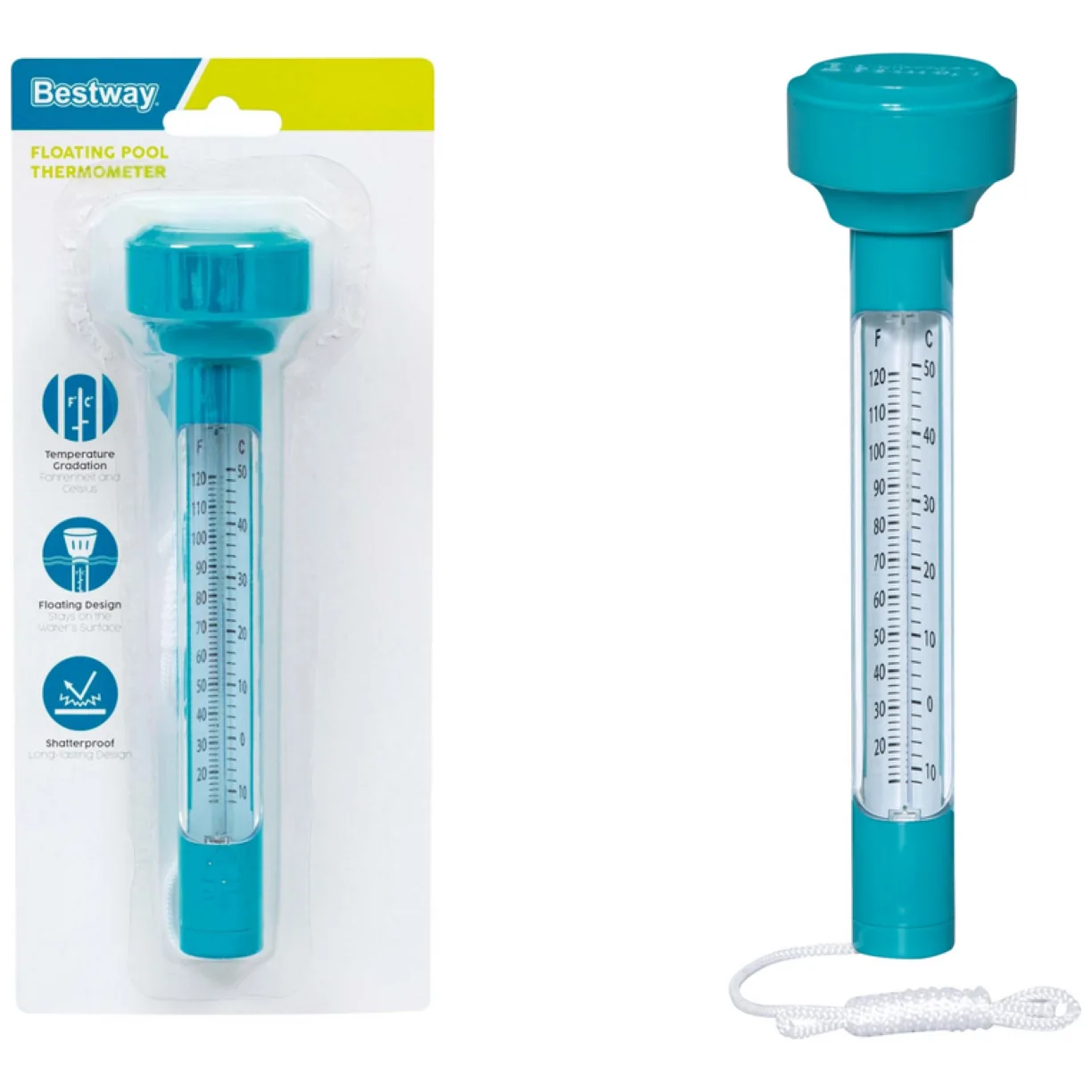 Pływający Termometr Do Basenu Niebieski Bestway 58072