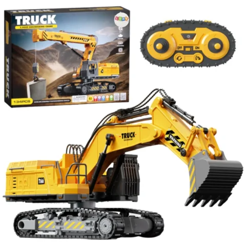 Koparka Gąsienicowa Do Złożenia DIY Zdalnie Sterowana RC 133el