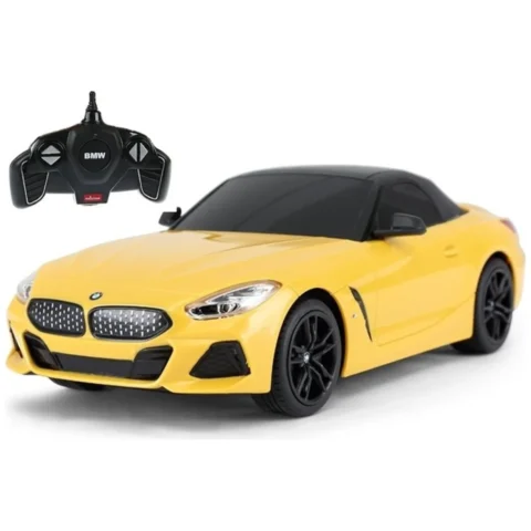 Auto Zdalnie Sterowane R/C BMW Z4 Roadster Rastar 1:18 Żółte