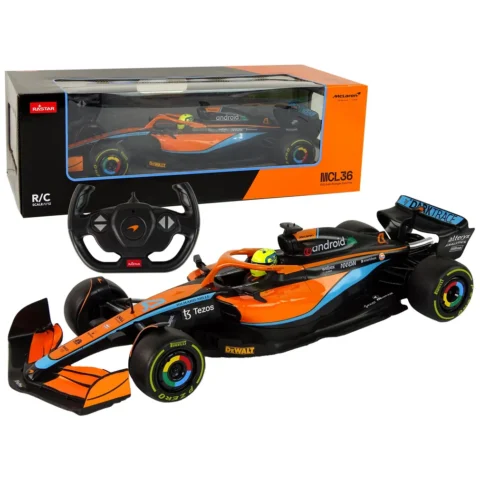 Auto Wyścigowe McLaren F1 Zdalnie Sterowany RC Rastar Pomarańczowy 1:12