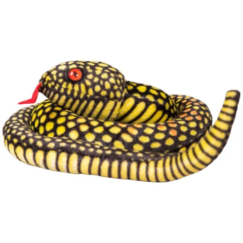 Maskotka Pluszowa Wąż Żółty 100 cm