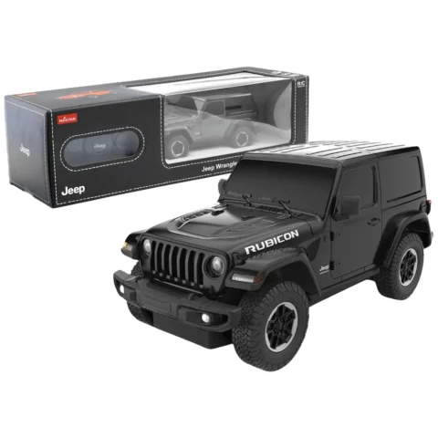 Auto JEEP Wrangler JL Rubicon Zdalnie Sterowany RC Rastar Czarny 1:24