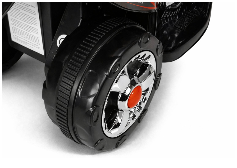 Motor Na Akumulator HC8051 Dla Dzieci Czarny Ścigacz Światła Led Dźwięki - obrazek 7