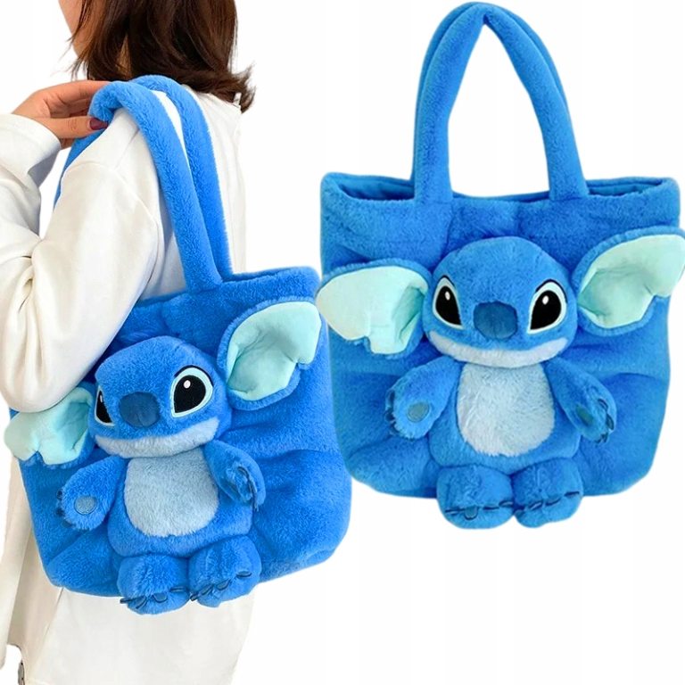 TOREBKA PLUSZAK STICH STITCH MASKOTKA PLUSZOWA TOREBECZKA NA RAMIĘ DZIECI