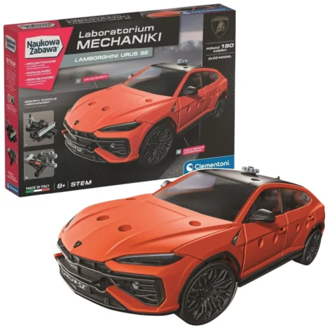 Naukowa Zabawa Klocki Laboratorium Mechaniki Lamborghini Urus Język Polski Clementoni 50246