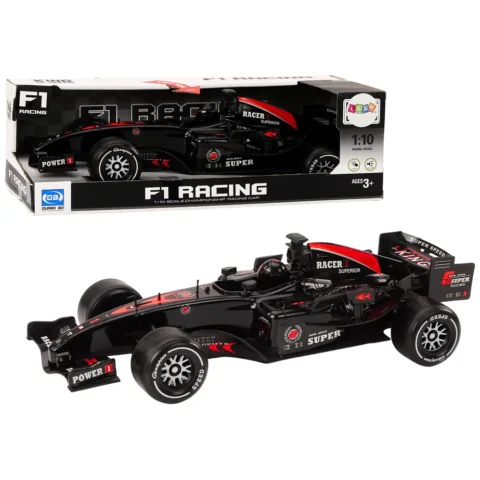 Wyścigówka Samochód Sportowy F1 Z Napędem 1:10 Czarna Dźwięki