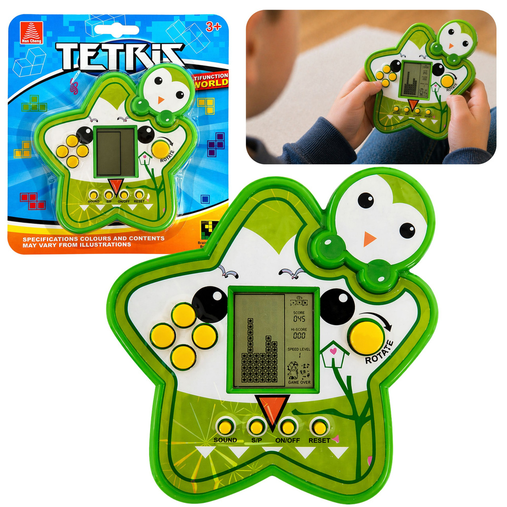 Gra Elektroniczna Tetris Gwiazdka Zielona