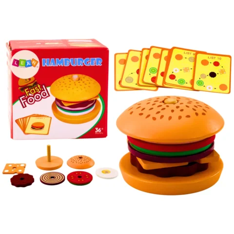 Hamburger Drewniany 8 El Karty Z Przepisami 10 Szt