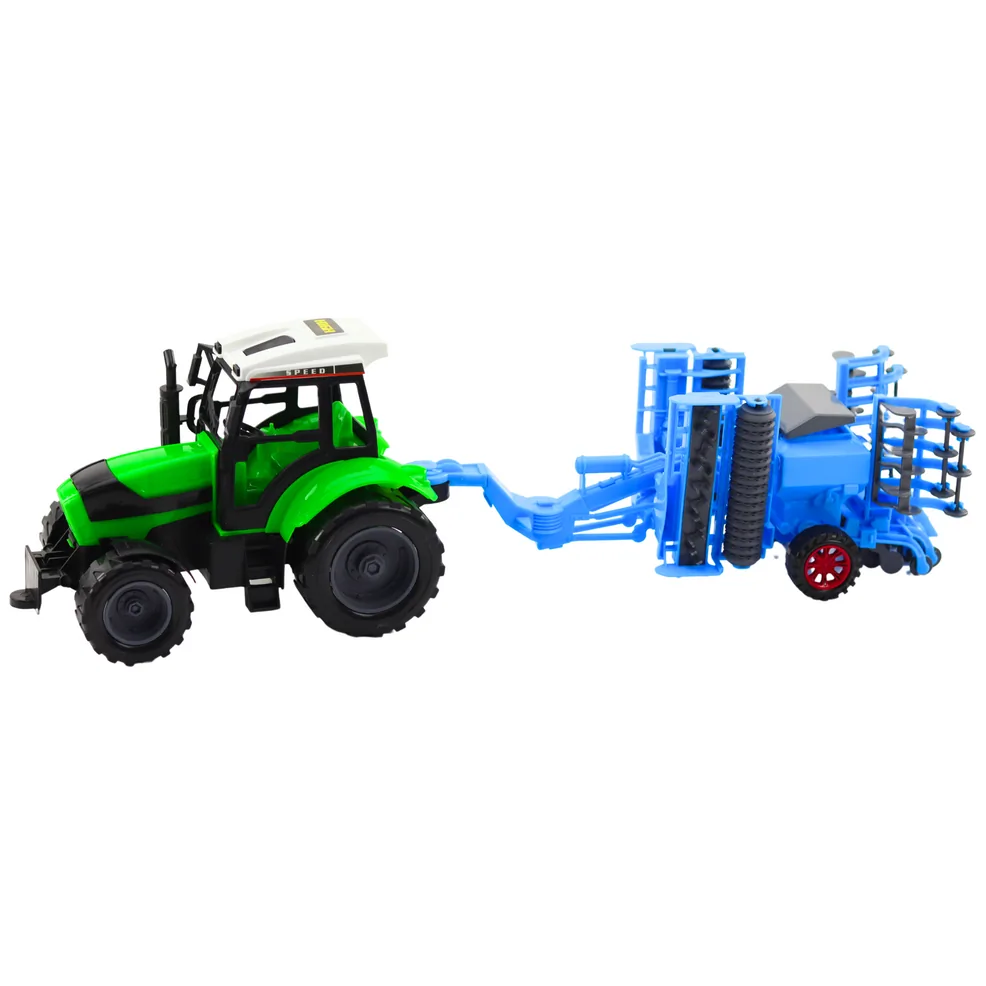 Zestaw Duży Traktor Rolniczy Brona Talerzowa Ruchoma - obrazek 2