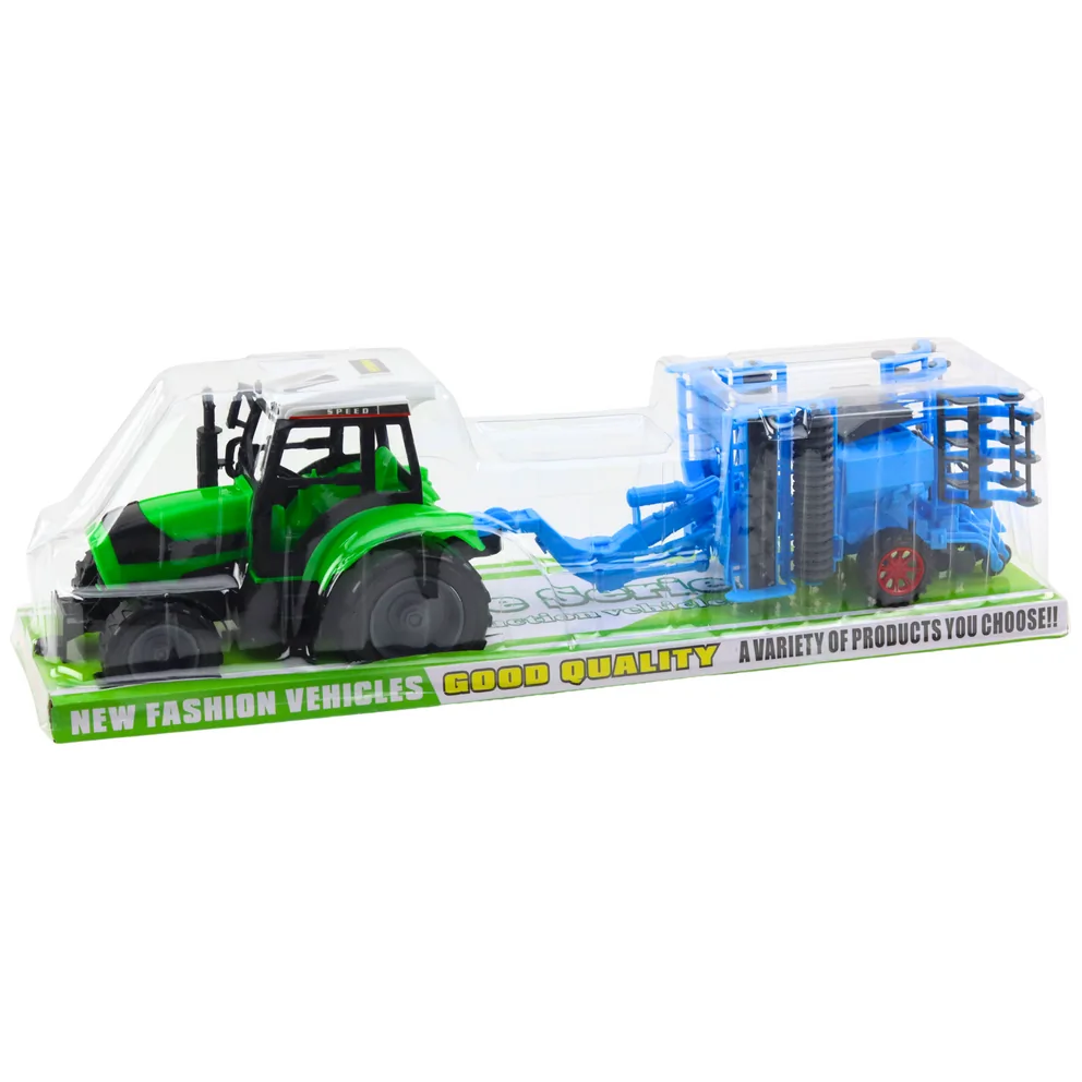 Zestaw Duży Traktor Rolniczy Brona Talerzowa Ruchoma - obrazek 5