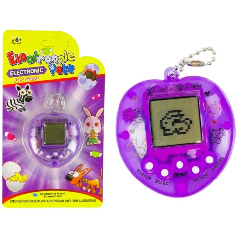 Gra Elektroniczna Tamagotchi Zwierzątko Fioletowa