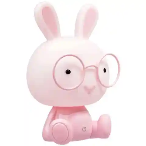 LAMPKA NOCNA DLA DZIECI KRÓLIK LAMPA BIURKOWA USB NA BIURKO PREZENT RÓŻ Marka: Lewer
