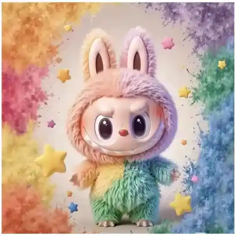 MASKOTKA BRELOK NIESPODZIANKA LABUBU INTERAKTYWNA ŚPIEWAJĄCA la bubu Typ: figurka