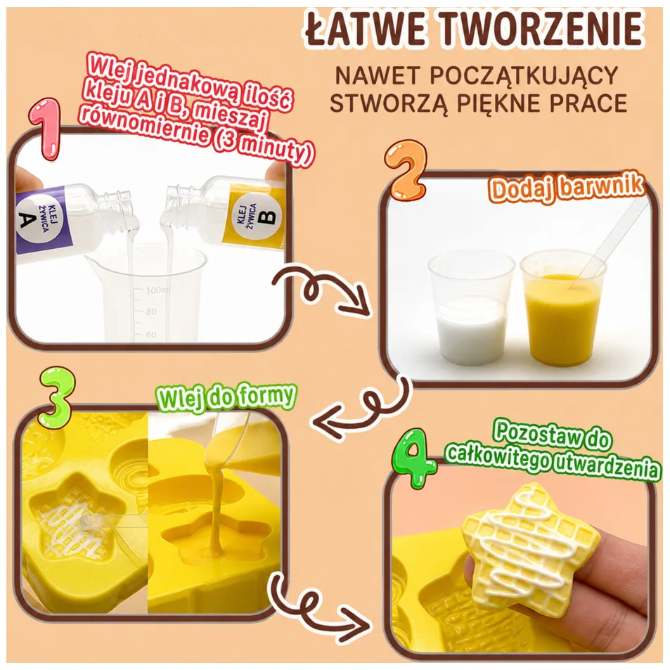 Zestaw Kreatywny Plastyczny Tworzenie Squishy Ozdobne Ciastka DIY - obrazek 3