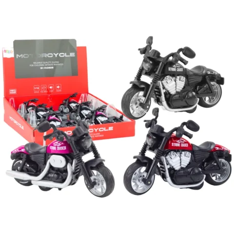 Motocykl Sportowy Harley z Napędem Frykcyjnym 3 Kolory