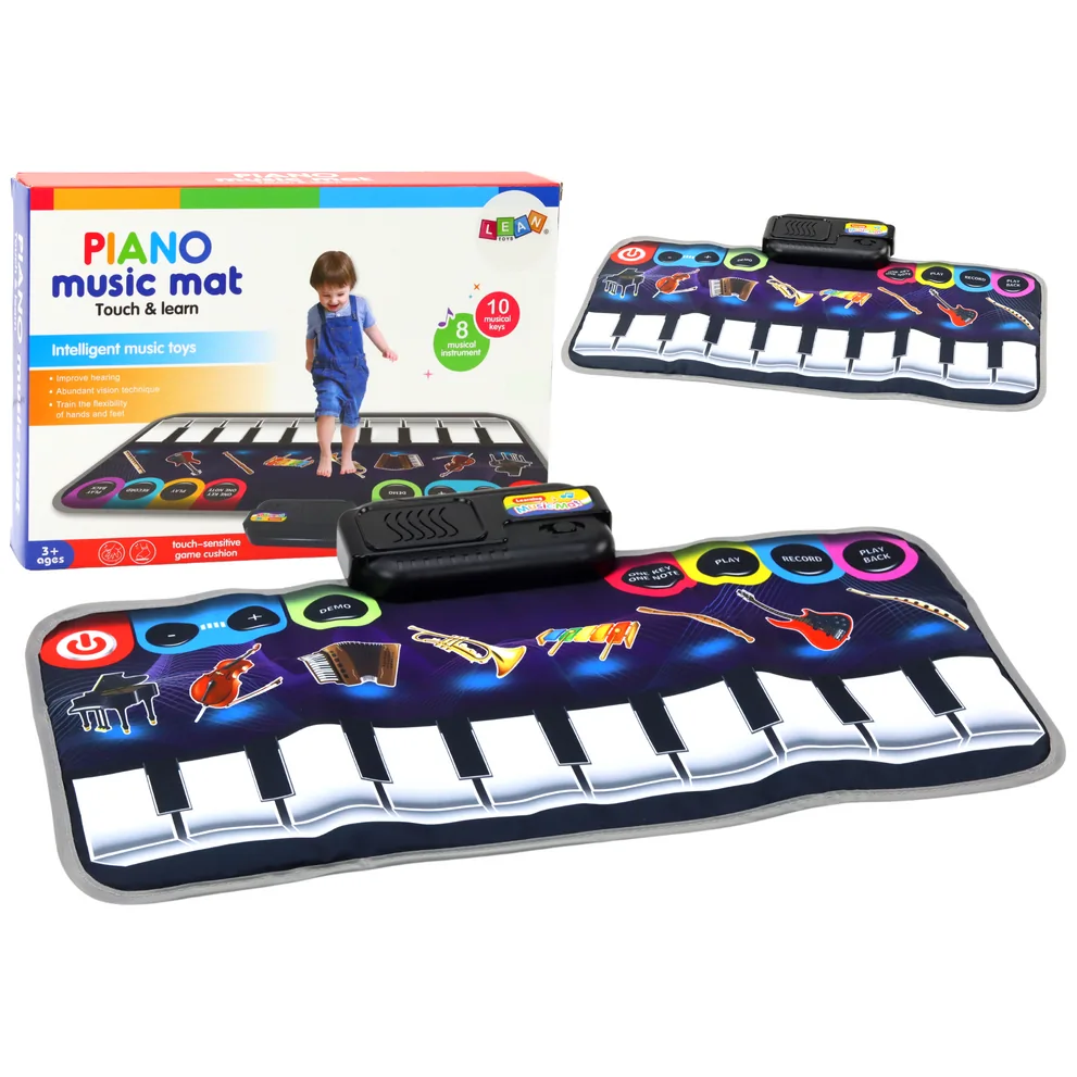 Mata Muzyczna Edukacyjna Pianinko Instrumenty Muzyczne