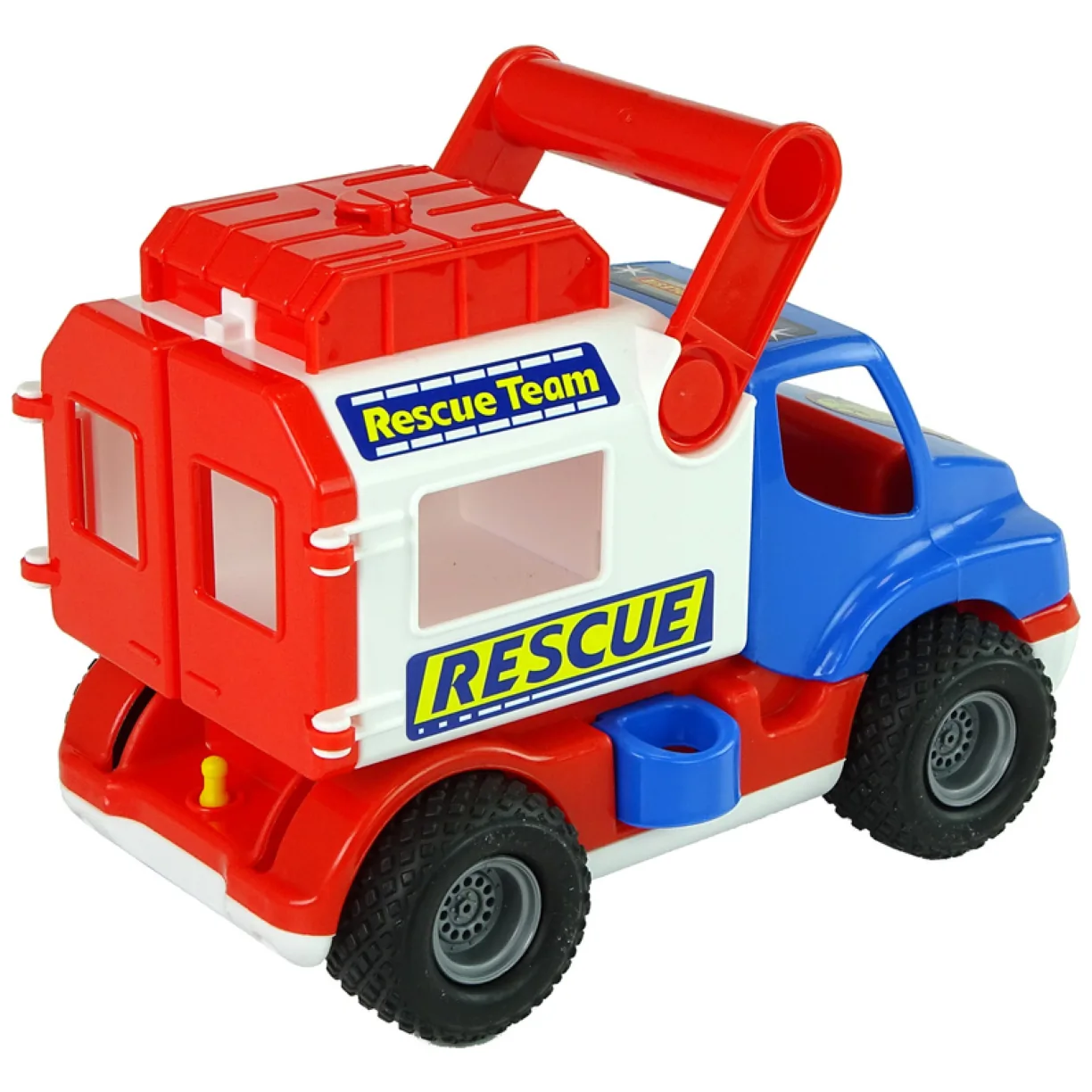 Samochód Ratowniczy Auto ConsTruck Niebiesko Biały Polesie 41937 - obrazek 4