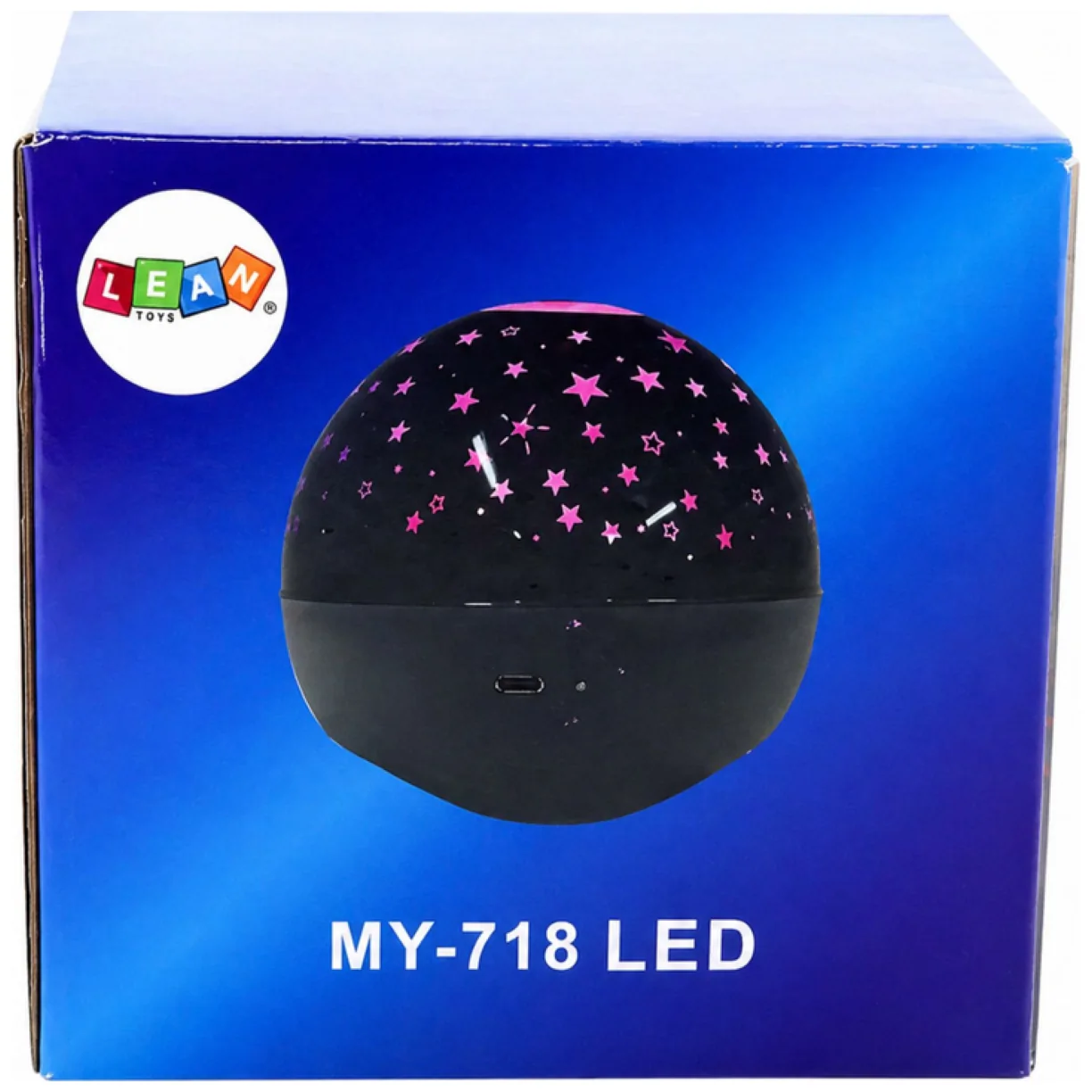 Projektor Gwiazd Lampka Nocna Głośnik 2w1 Czarny - obrazek 5