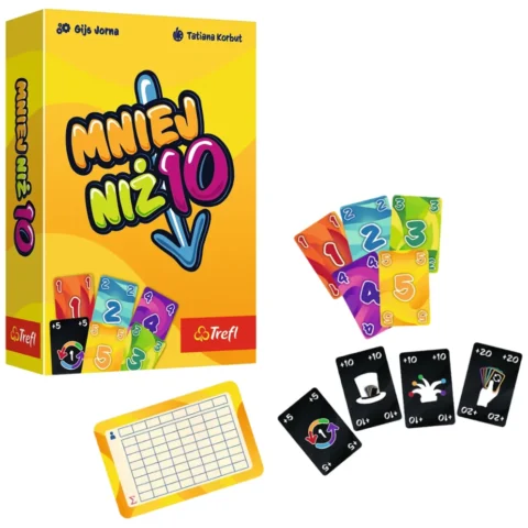 Gra karciana Mniej niż 10 Trefl 02880