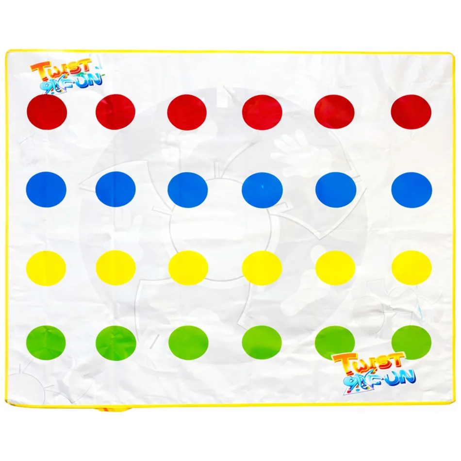 Gra Zręcznościowa Ruchowa Rodzinna Twist Fun Mata Koło Losujące - obrazek 3