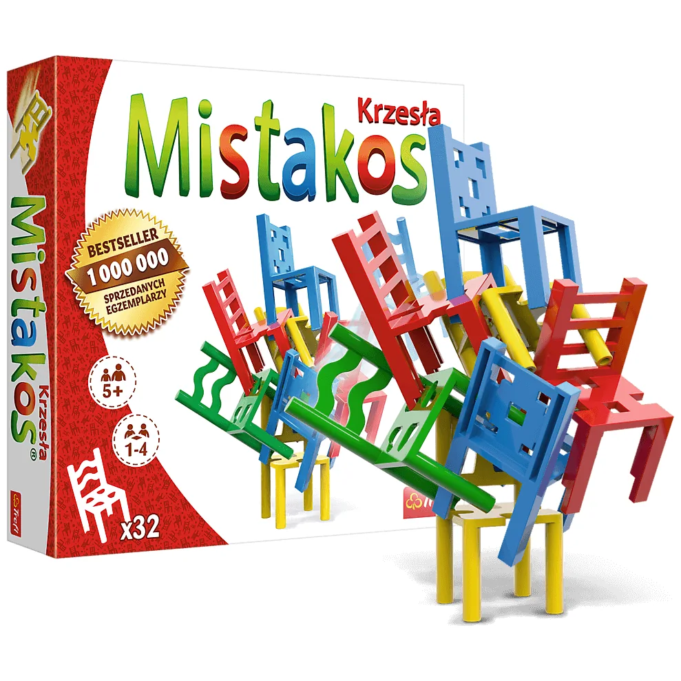 Gra zręcznościowa Krzesła MISTAKOS TREFL 02074 - obrazek 3